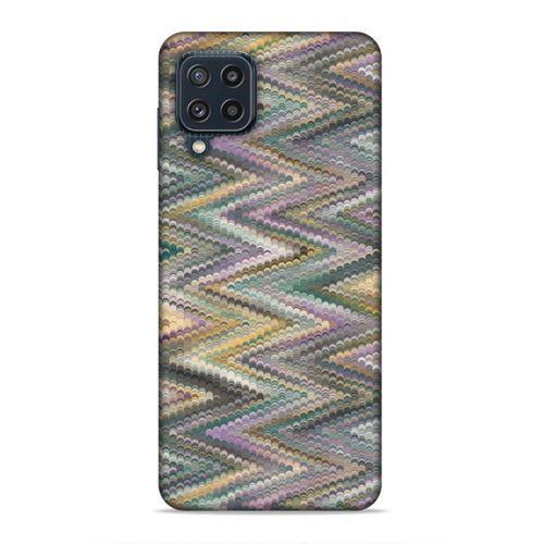 Samsung Galaxy M32 Uyumlu Kılıf Romans (47) Crystal Flex Kılıf Zig Zag