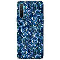 Realme 6i Uyumlu Kılıf Mavi Delisi (41) Tank Kılıf Çiçek