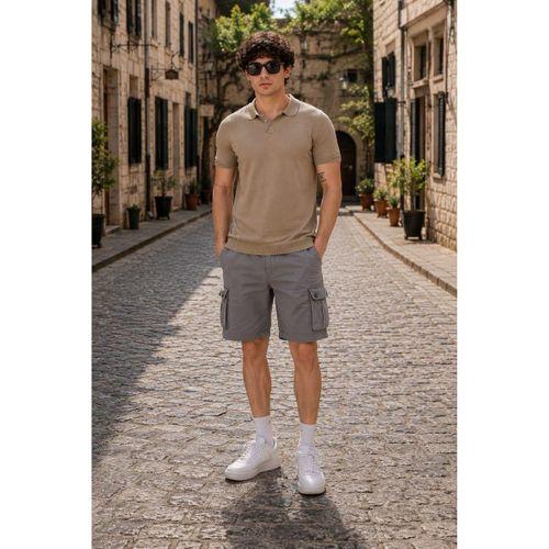 ALEXANDERGARDI Polo Yaka Düğmeli Triko T-shirt (50024)