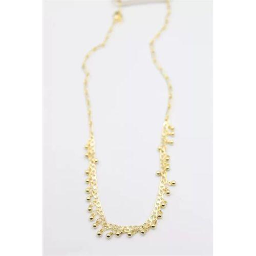 Top Sallantılı Kolye - Altın