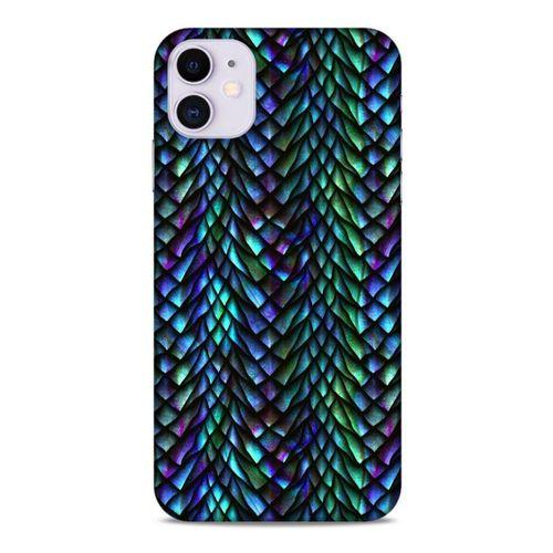 Apple Iphone 11 Kılıf Dragons (1) Kılıfı Ejderha Pulları Rainbow