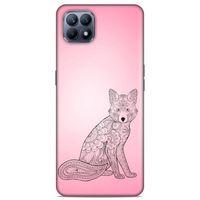 Lopard Huawei P40 Lite Uyumlu Kılıf Tattoo's (42) Rugged Armor Kılıf Pembe Dövme