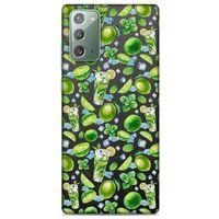 Frutix Lime 01 Samsung Galaxy Note 20 Kılıf Desenli Silikon