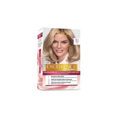 L'Oreal Paris Excellence Imedia Excel 9.1 Saç Boyama Seti Sarı Küllü
