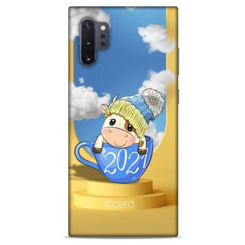 Samsung Galaxy Note 10 Plus Kılıf FunnyMaX (3) Kapak Sarı Kupa Köpek