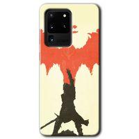 Potkal Hediye Fabrikası Samsung Galaxy S20 Ultra Kılıf HD Desen Baskılı Arka Kapak - Dragon Hunter 1