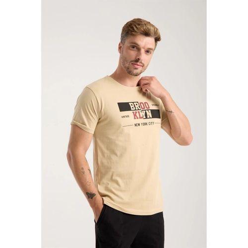 Erkek Ten Rengi Kısa Kol Pijama Takımı