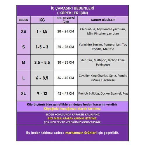 Frilly Red Dişi Kedi Regl Külotu | Kedi Donu | Kedi İç Çamaşırı | Ayarlanabilir Bağcıklı | Küçük Irklar İçin