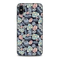 Apple Iphone X Kılıf Baskılı Özel Seri Taşlı (14) Lansman Kılıf