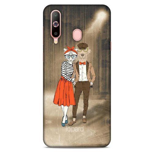 Samsung Galaxy A60 Kılıf FunnyMaX (31) TPU Kılıf Kahverengi