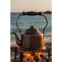 Turna Bakır Maraş Demlik Zımba İşleme Oksit Turna1960-3