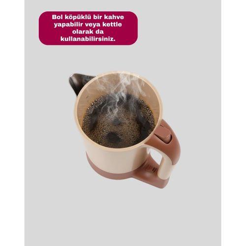 Kettle Özellikli Türk Kahvesi Makinesi Taşınabilir Mini Tasarım