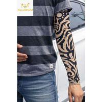 Giyilebilir Kol Dövmesi Çorap Dövme 3D Baskılı Kol Bacak Dövme 2 Adet Model 9