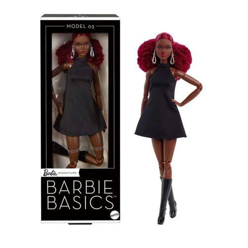 Eğitici Çocuk JBH75 Barbie Basics İkonik Koleksiyon Bebekler - Kumral