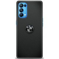 Oppo Reno 5 Pro Kılıf HD Baskılı Kılıf - Bmw Siyah + Tam Ekran Koruyucu