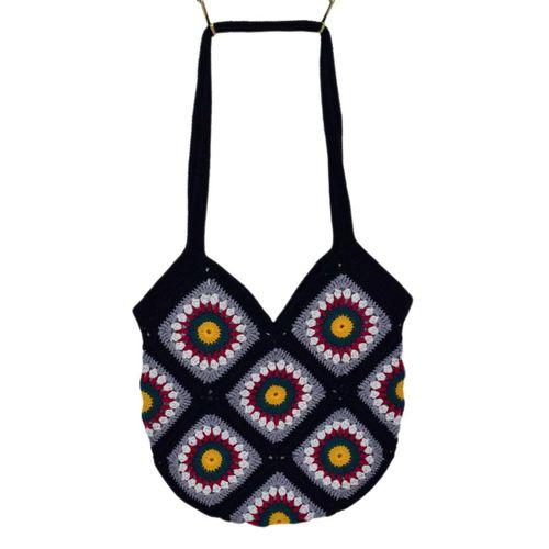 El Örgüsü Motif Desenli İçi Astarlı Omuz Çanta BGL-ST04724