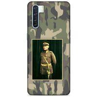Oppo A91 Kılıf Atatürk (13) Silikon Kap Kamuflaj