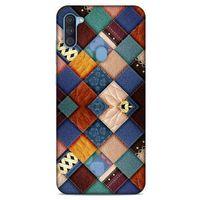 Samsung Galaxy A11 Kılıf Patchwork (31) TPU Kılıf Karışık Renkli