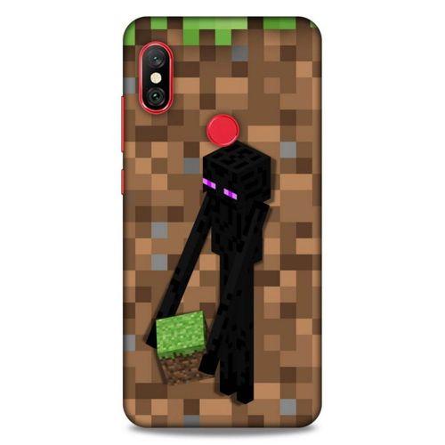 Lopard Xiaomi Mi A2 Lite Uyumlu Kılıf PiXel (26) Tpu Silikon Kılıf Kahverengi MC