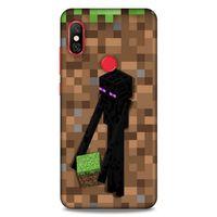 Lopard Xiaomi Mi A2 Lite Uyumlu Kılıf PiXel (26) Tpu Silikon Kılıf Kahverengi MC