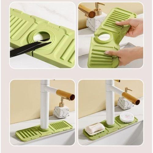 Mutfak Banyo Lavabo Kenarı Silikon Mat Gri