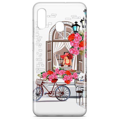 Samsung Galaxy A30 Kılıf Bisiklet Arka Kapak Koruma Desenli Full Koruyucu