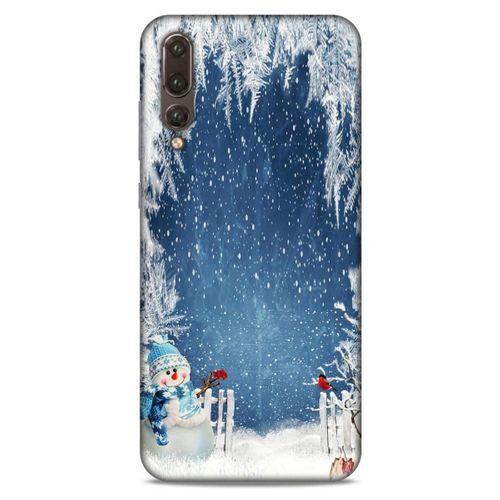 Huawei P20 Pro Kılıf Snowix (6) Silikon Kılıf Açık Mavi