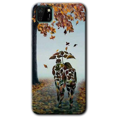 MRCİLETİSİM Huawei Y5P Kılıf HD Desen Baskılı Arka Kapak + Temperli Cam - Doğadan Aşk