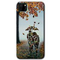 MRCİLETİSİM Huawei Y5P Kılıf HD Desen Baskılı Arka Kapak + Temperli Cam - Doğadan Aşk