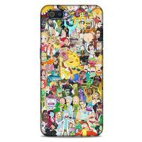 Realme C2 Uyumlu Kılıf Rick And Morty (36) Glitter Kılıf Cop Morty