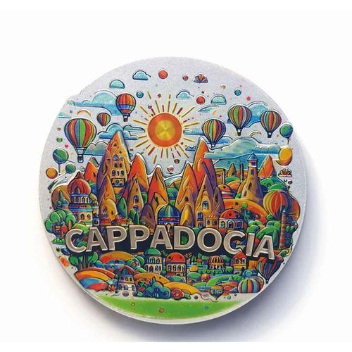 Kapadokya Temalı Silikon Buzdolabı Magneti Model 3