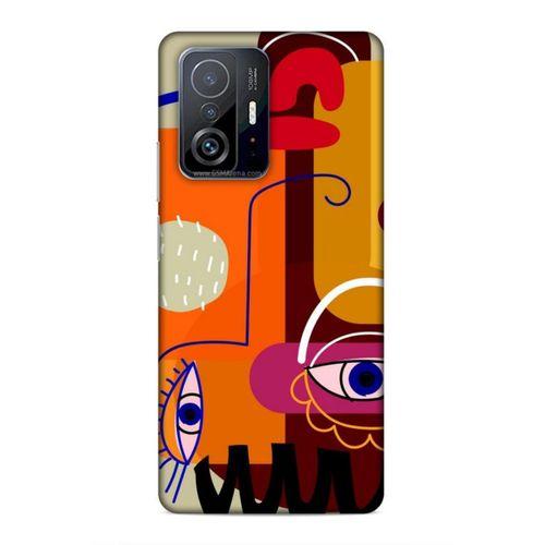 Xiaomi Mi 11T Pro 5G Uyumlu Kılıf Face'X 32 Soft Silikon Kılıf İllustrasyon