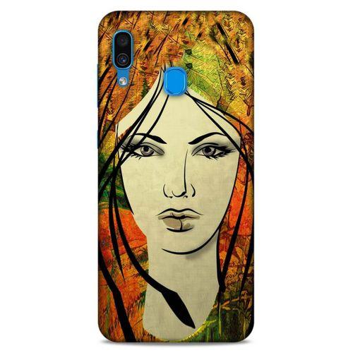 Lopard Samsung Galaxy A30 Uyumlu Kılıf Sürreal Yüzler ♀ (29) Arka Koruma Kılıfı Baskılı