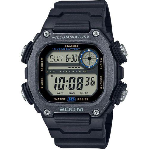Casio DW-291HX-1AVDF Quartz Dijital Silikon Siyah 20 ATM 50 mm Erkek Kol Saati