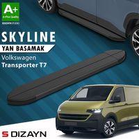 S-Dizayn VW Transporter T7 Skyline Siyah Yan Basamak 223 Cm 2024 Üzeri A+ Kalite
