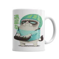 Grumpy Cat Kedi Kupa Bardak Porselen