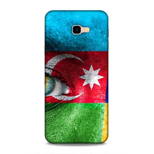 Samsung Galaxy J4 Plus Uyumlu Kılıf Azarbaijan (42) Rugged Armor Kılıf Göz Bayrak