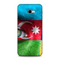 Samsung Galaxy J4 Plus Uyumlu Kılıf Azarbaijan (42) Rugged Armor Kılıf Göz Bayrak