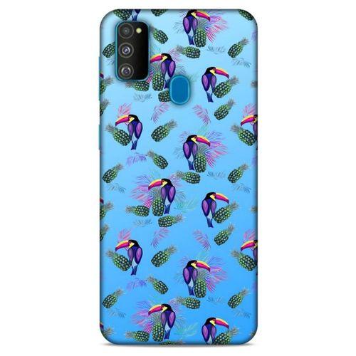 Frutix Ananas 02 Samsung Galaxy M30s Kılıf Desenli Silikon