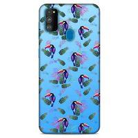 Frutix Ananas 02 Samsung Galaxy M30s Kılıf Desenli Silikon