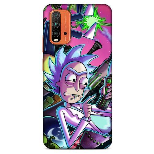 Xiaomi Redmi 9T Uyumlu Kılıf Rick And Morty (20) Koruyucu Kılıf MC Haps