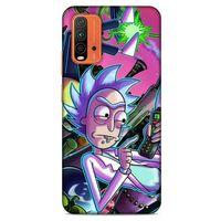 Xiaomi Redmi 9T Uyumlu Kılıf Rick And Morty (20) Koruyucu Kılıf MC Haps