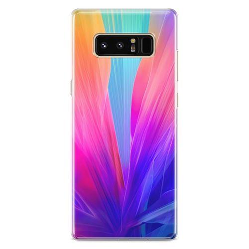 Samsung Galaxy Note 8 Kılıf Makro Çiçek Arka Kapak Koruma Desenli Full Koruyucu