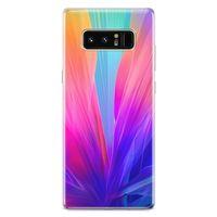 Samsung Galaxy Note 8 Kılıf Makro Çiçek Arka Kapak Koruma Desenli Full Koruyucu