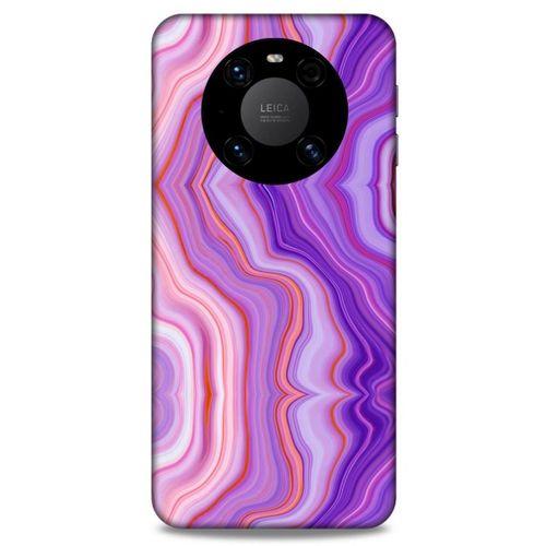 Lopard Huawei Mate 40 Pro Uyumlu Kılıf Mermer Desenli (46) Core Armor Kılıf