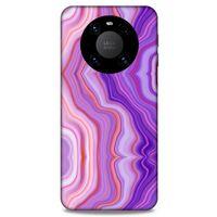 Lopard Huawei Mate 40 Pro Uyumlu Kılıf Mermer Desenli (46) Core Armor Kılıf