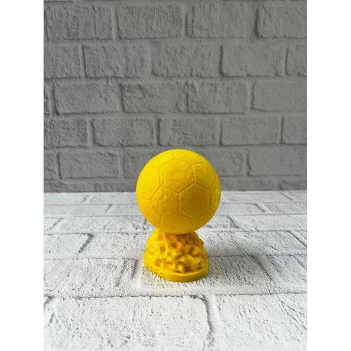 Mini Fıfa Futbol Topu Biblo Sarı Renk 10cm Spor Temalı Dekor