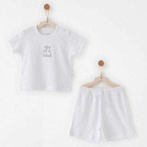 Andywawa Andywawa AC26769 Jacoquard Special Modal 2li Takım White