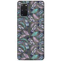 Samsung Galaxy S20 Plus Kılıf Desenli Özel Seri Tüyler (6) Silikon Kılıf