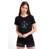 Kings Of Horror Baskılı Siyah Kadın Tshirt